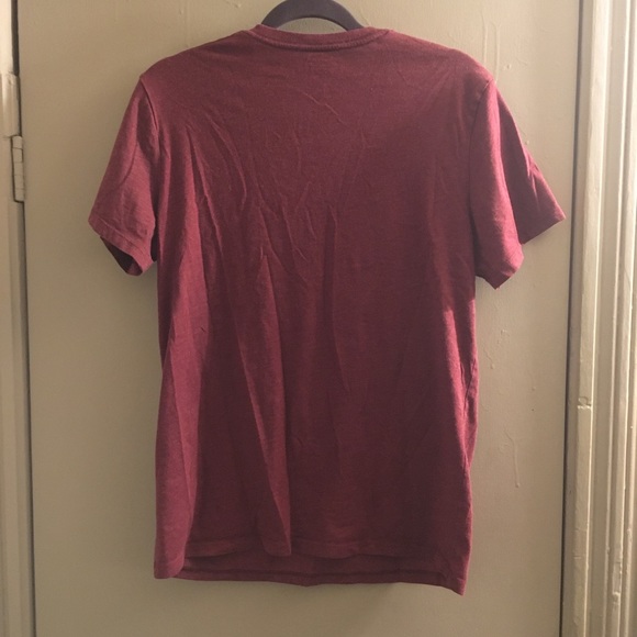 Red V-neck T-shirt - Picture 2 of 2